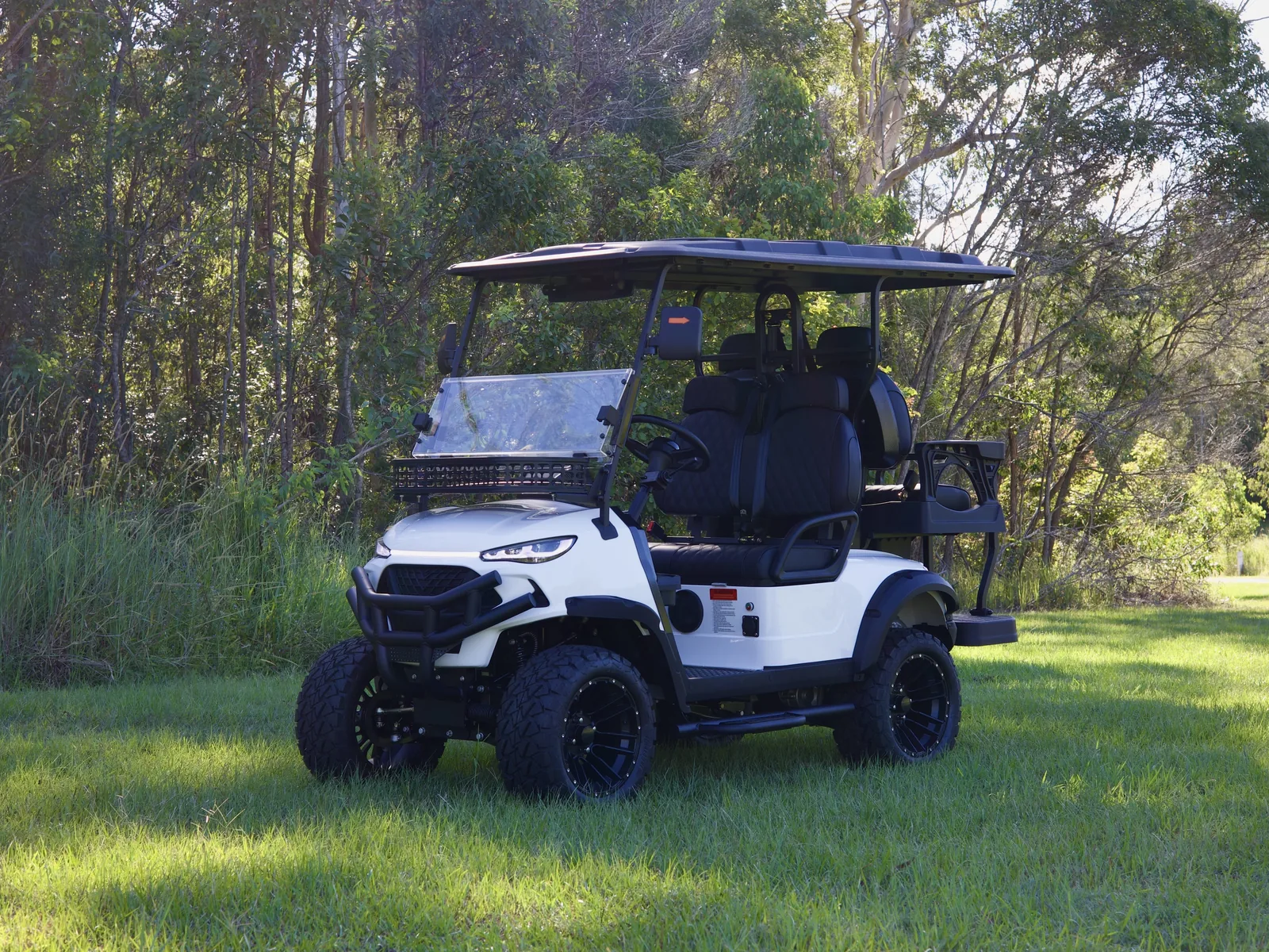 JSH passenger golf cart in an Australian recreational setting