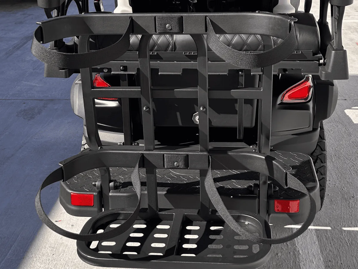 JSH golf bag rack rear mounting detail