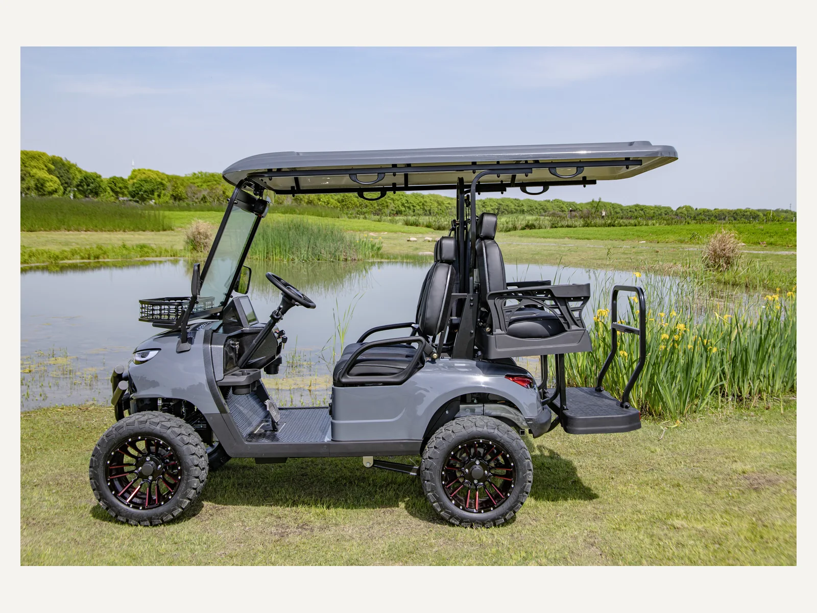 JSH0602 2+2 hunting buggy grey side profile